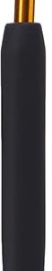 KnitPro Agujas de Ganchillo, Mango Suave, Aluminio Dorado, Plástico/Alumium, Oro-Negro, 15 cm x 5,00 mm
