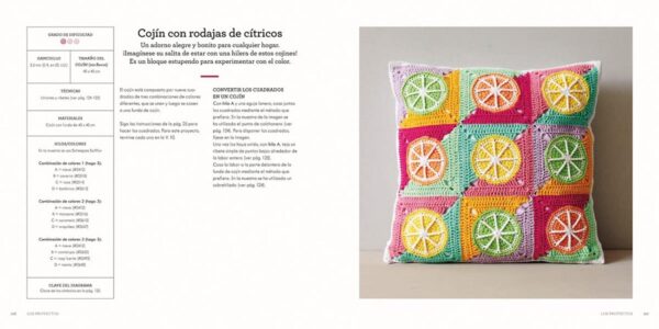 Guía moderna para tejer granny squares: Bloques con magníficas combinaciones de colores y diseños.: BLOQUES CON MAGNIFICAS COMBINACIONES DE COLORES Y DISEÑOS (COSTURA/PUNTO/GANCHILLO) - Imagen 3