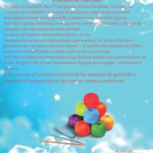 El Libro de Ganchillo Para Principiantes Patrón Detallado de Ganchillo 11 Amigos de Ganchillo: Para principiantes Tejer con ganchillo Fácil (SPAIN)