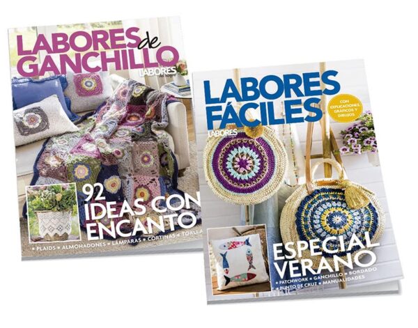 Pack Extra Labores Fáciles | Bordado, patchwork y ganchillo para principiantes