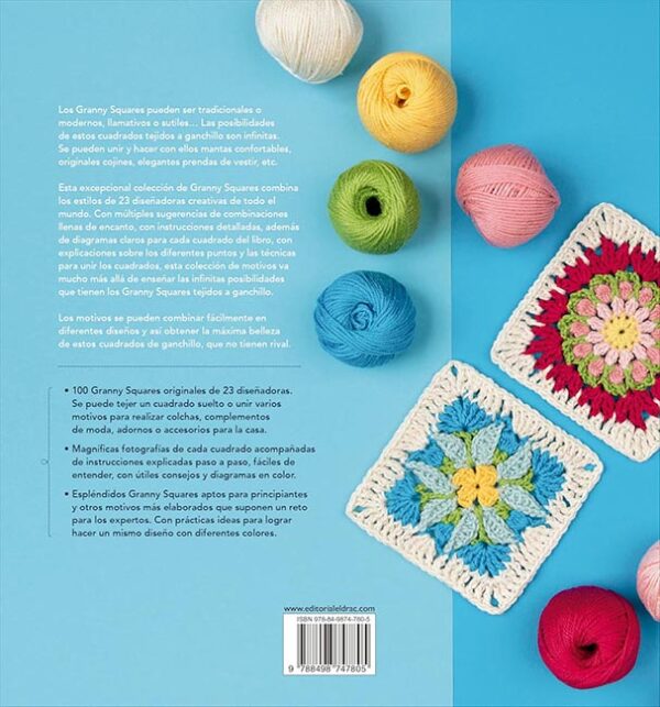 Guía completa de los Granny Squares: 100 motivos de ganchillo con diseños actuales - Imagen 2