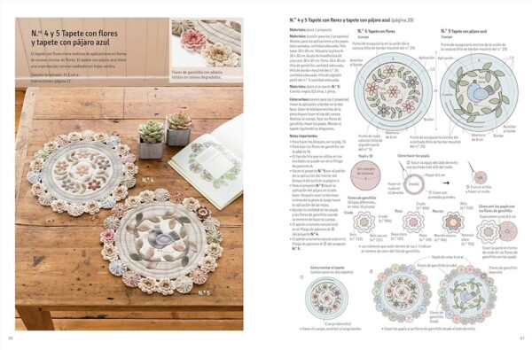 Patchwork japonés con flores de Ganchillo y Sunbonnet Sue: 50 proyectos con sus patrones - Imagen 3